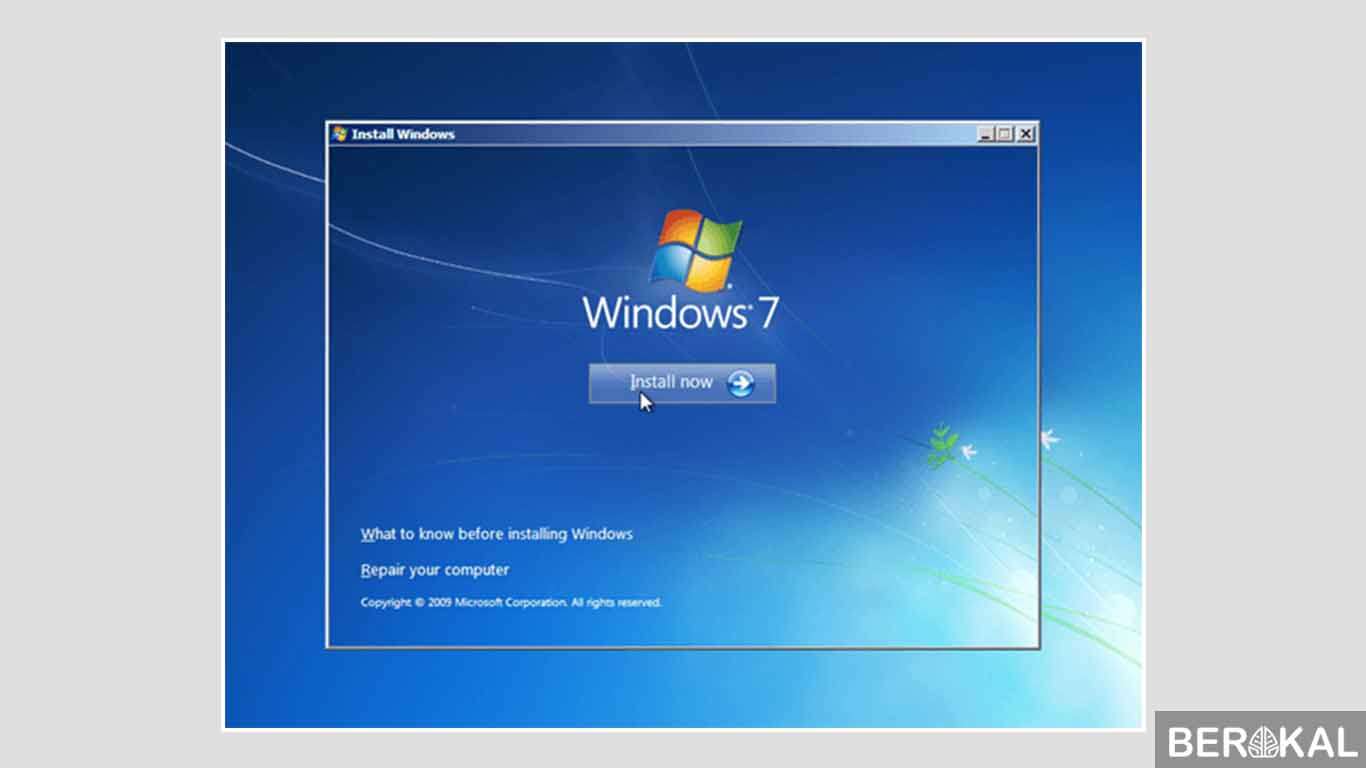 cara instal windows 7 dengan flashdisk menggunakan rufus