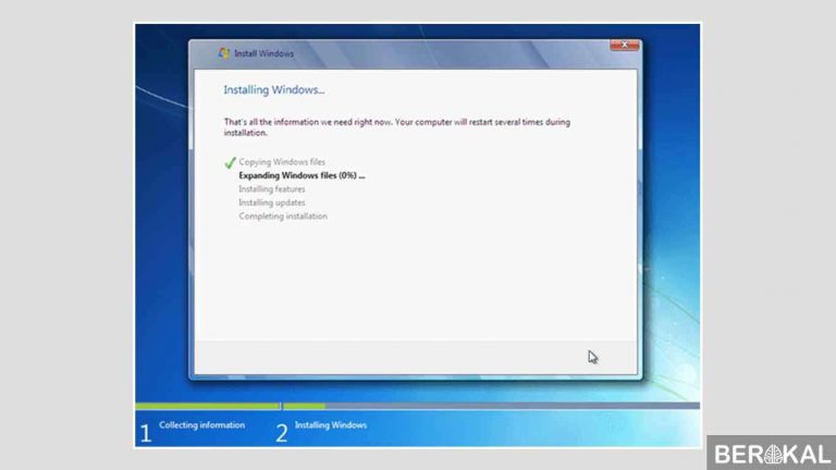 Cara Menginstal Windows 7 Dengan Flashdisk