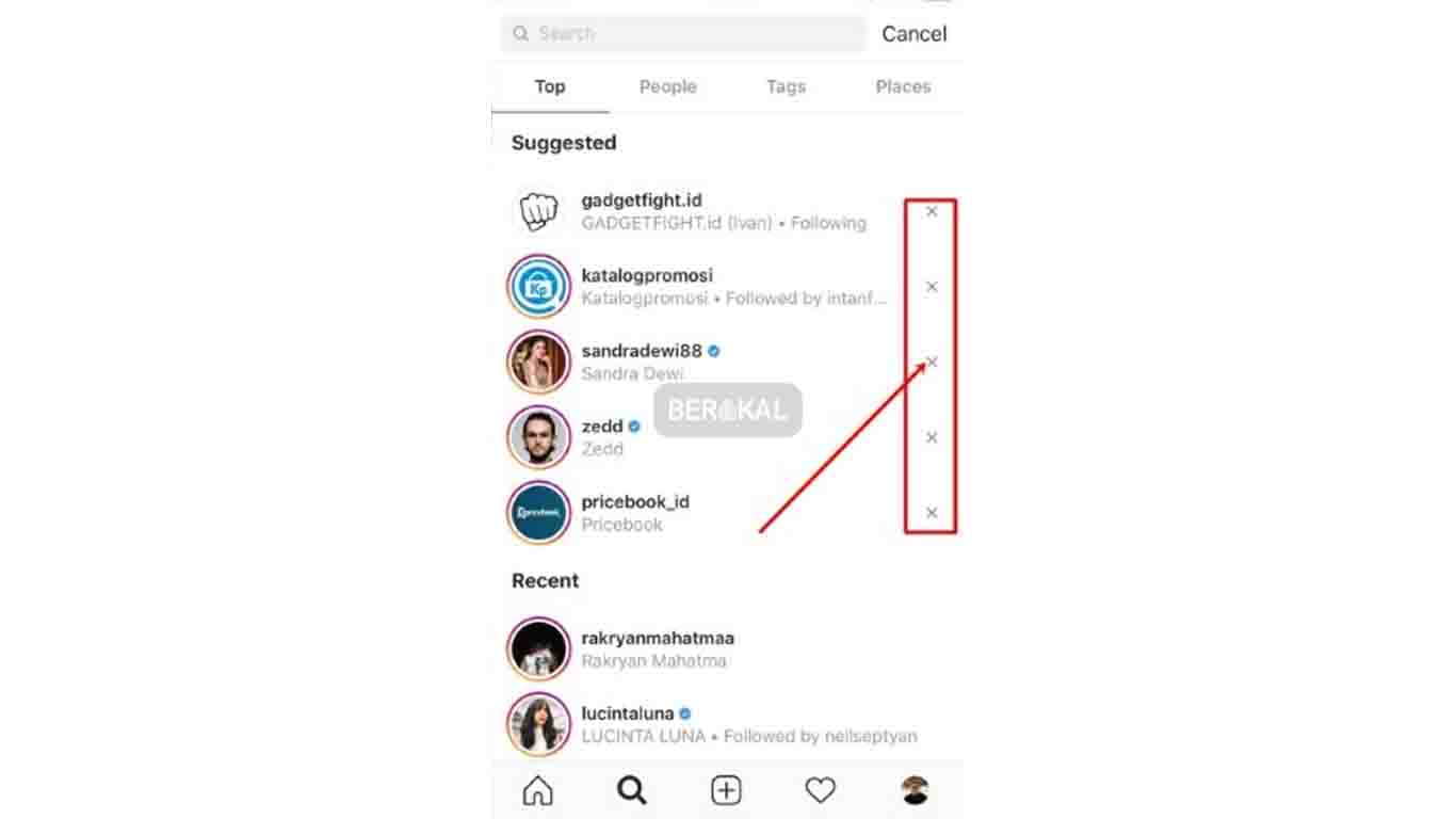 2 Cara Menghapus Riwayat Pencarian di Instagram