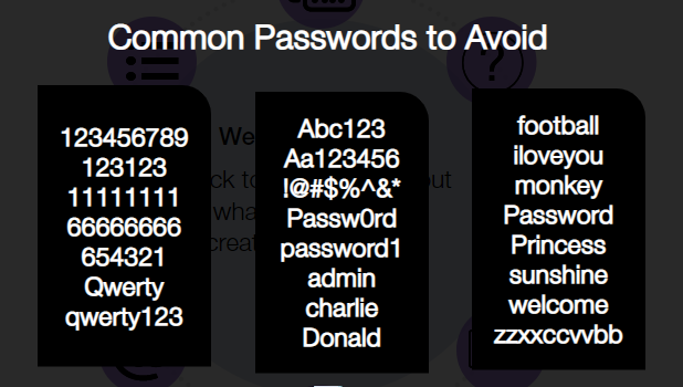 Menggunakan password yang kuat dan unik