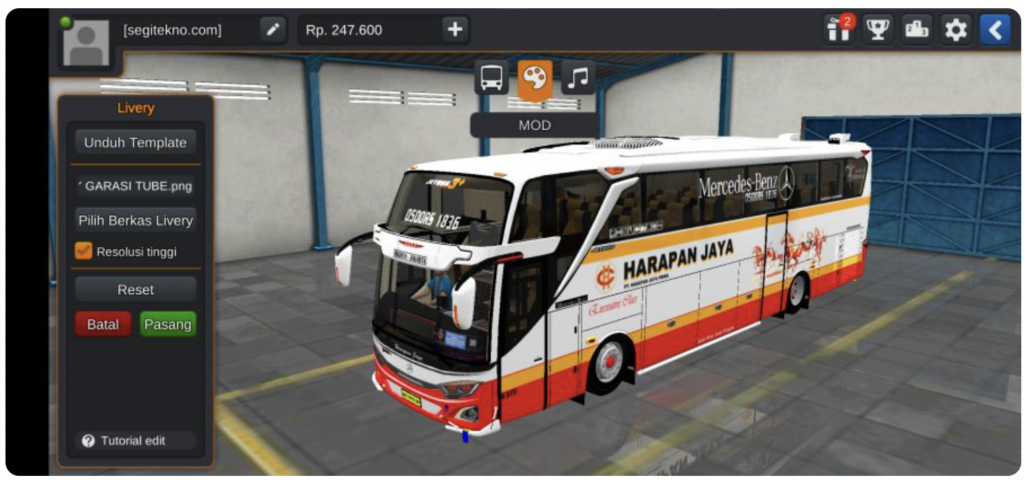 Harapan Jaya JB3 Mercy O500R