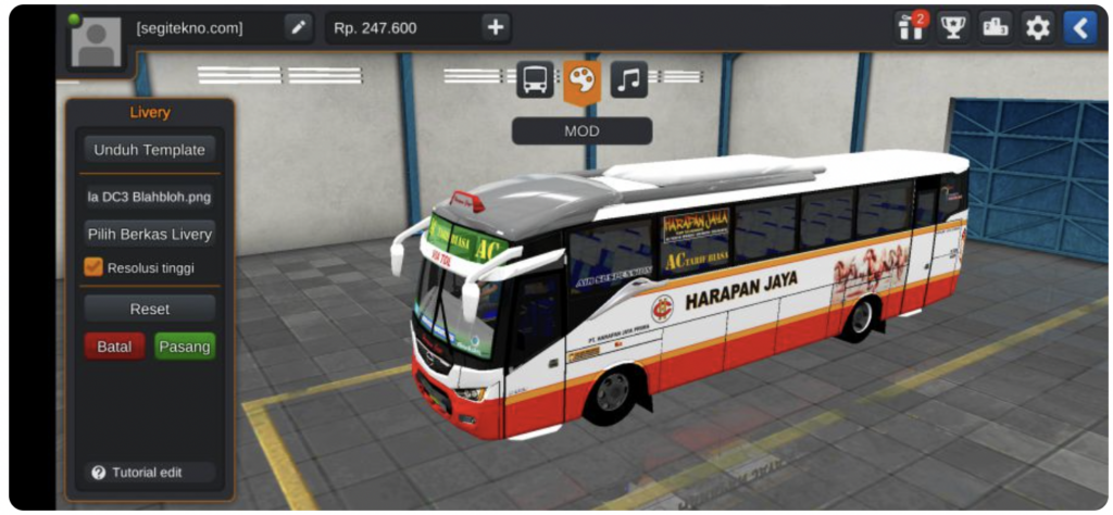 bussid bus mod 1